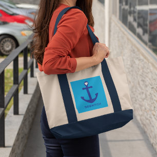 Benutzerdefinierte nautische Themen-Tasche Tragetasche
