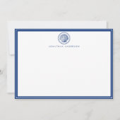 Benutzerdefinierte Navy-Notenkarte Mitteilungskarte (Vorderseite)