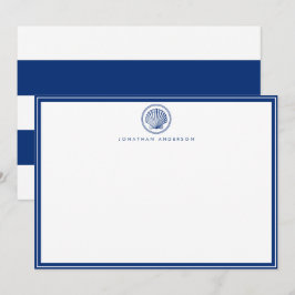 Benutzerdefinierte Navy-Notenkarte Mitteilungskarte