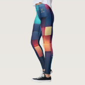 Benutzerdefinierte Neon Geometry Leggings (Links)