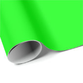 Benutzerdefinierte Neon Green Geschenkpapier (Rolleneckpunkt)