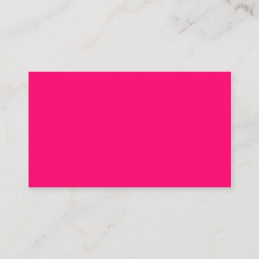 Benutzerdefinierte Neon Pink Calling Cards - Bulk Telefonnummerkarte (Vorderseite)