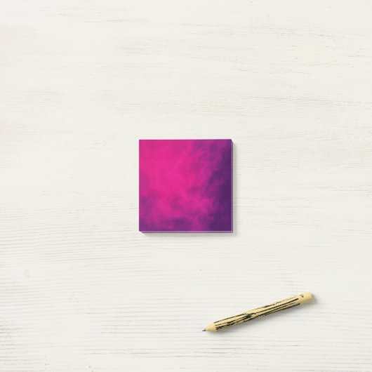 Benutzerdefinierte Neon Pink-Farbnotizen Post-it Klebezettel (Auf Schreibtisch)