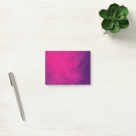 Benutzerdefinierte Neon Pink Gradient Sticky Notes Post-it Klebezettel (Büro)