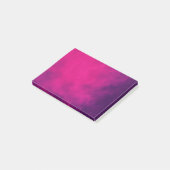 Benutzerdefinierte Neon Pink Gradient Sticky Notes Post-it Klebezettel (angewinkelt)