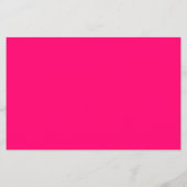 Benutzerdefinierte Neon-Rosa-Flyer - Auge-Catching Flyer (Hinten)