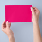 Benutzerdefinierte Neon-Rosa-Flyer - Auge-Catching Flyer (Handgriff)