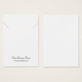 Benutzerdefinierte Netzwerkkarte (Vorne & Hinten)