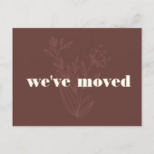 Benutzerdefinierte neue Zuhause Botanisch Wir habe Postkarte (Vorderseite)