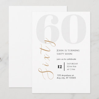 Benutzerdefinierte neutrale goldene elegante Kalli Einladung