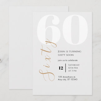 Benutzerdefinierte neutrale goldene elegante Kalli Einladung