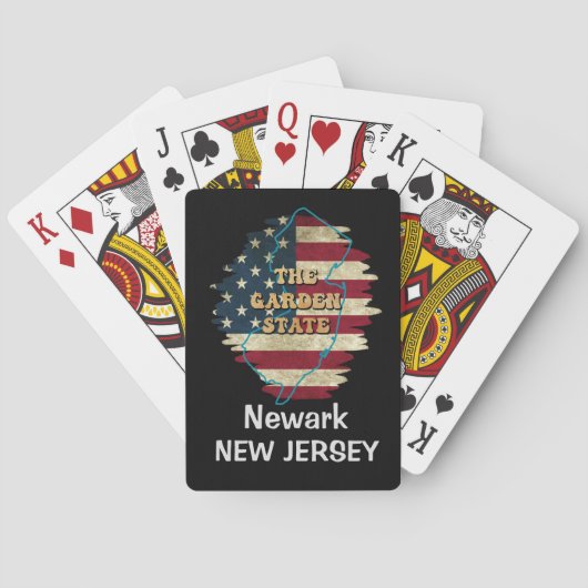 Benutzerdefinierte New Jersey Staat Playing Cards Spielkarten (Rückseite)
