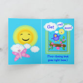 Benutzerdefinierte Niedlich erhalten Sie bald gut Karte (Innenseite)