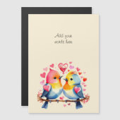 Benutzerdefinierte niedliche Vogelgrippe Magneteinladung (Vorne/Hinten)