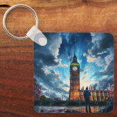 Benutzerdefinierte Niedliche Zwei-Foto-Doppelseite Schlüsselanhänger (Vorderseite)