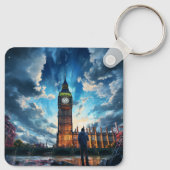 Benutzerdefinierte Niedliche Zwei-Foto-Doppelseite Schlüsselanhänger (Rückseite)