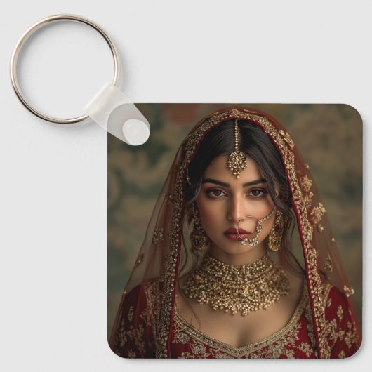 Benutzerdefinierte Niedliche Zwei-Foto-Doppelseite Schlüsselanhänger (Vorderseite)