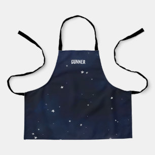Benutzerdefinierte Night Sky All-Over-Print-Schürz Schürze