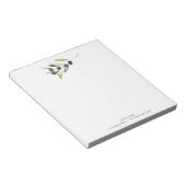 Benutzerdefinierte Notepad-Wasserfarben-Olivenzwei Notizblock (angewinkelt)