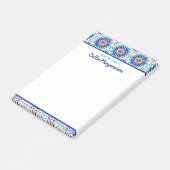 Benutzerdefinierte Notizen für das blaue geometris (angewinkelt)