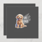 Benutzerdefinierte Nummer 1 Vater Vatertagskarte (Vorne/Hinten)