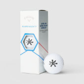 Benutzerdefinierte Nummer, Personalisierter Name D Golfball (Verpackung)