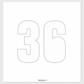 Benutzerdefinierte Nummer recycelnd bin-Trash-Stra Aufkleber (Blatt)