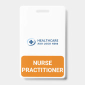 Benutzerdefinierte Nurse Practitioner NP-Anerkennu Ausweis (Vorderseite)