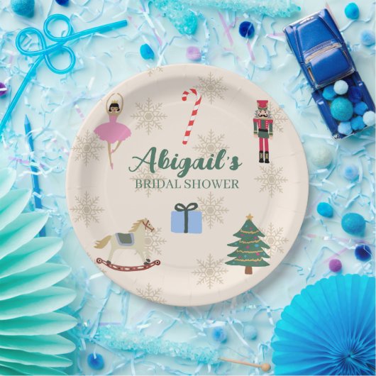 Benutzerdefinierte Nussknacker-Illustration Brautp Pappteller (Party)