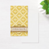 Benutzerdefinierte Ohrkarten Gelbe Vintage Grafikk (Schreibtisch)