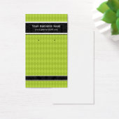 Benutzerdefinierte Ohrkarten Lime Green Business C (Schreibtisch)