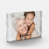 Benutzerdefinierte Oma hat modernes Skript erstell Fotoblock (Links)