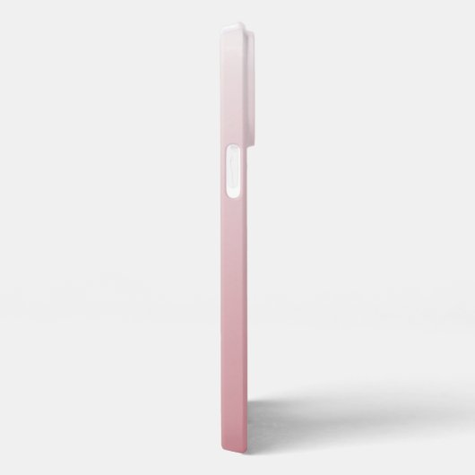 Benutzerdefinierte Ombre Light Peach Blush Pink Gr iPhone Hülle (Rechte Seite)