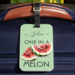 Benutzerdefinierte ONE IN A MELON Sommer Reise Sta Gepäckanhänger