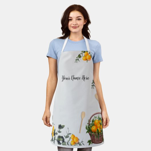 Benutzerdefinierte Orange ganz einfach über die Sc Schürze (Getragen)