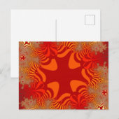 Benutzerdefinierte Orange Red Cross Postkarte (Vorne/Hinten)