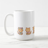 Benutzerdefinierte Orange Tabby Kaffeetasse (Links)