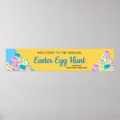 Benutzerdefinierte Ostereier-Jagd Poster (Vorne)