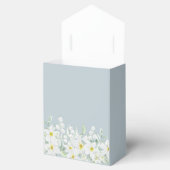 Benutzerdefinierte Ostermeldung Weiße Flora-Grenze Geschenkschachtel (Geöffnet)