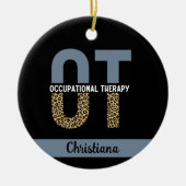 Benutzerdefinierte OT Beruf Therapie OT Student Ge Keramik Ornament (Vorne)