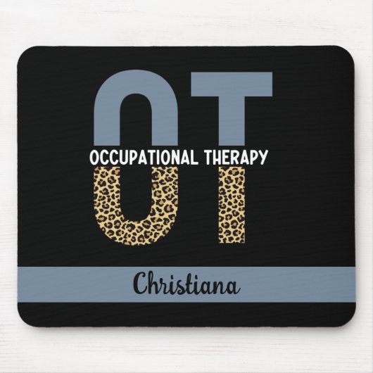 Benutzerdefinierte OT Beruf Therapie OT Student Ge Mousepad (Vorne)