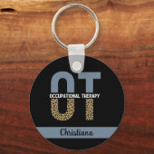 Benutzerdefinierte OT Beruf Therapie OT Student Ge Schlüsselanhänger (Vorderseite)