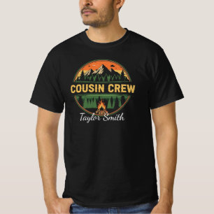 Benutzerdefinierte Outdoor-Cousin-Crew-Passende Ca T-Shirt