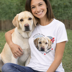 Benutzerdefinierte Paare auf meinem Herzen Hund Lo T-Shirt