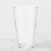 Benutzerdefinierte Paare Name Keepake 50. Jahresta Glas (Rechts)
