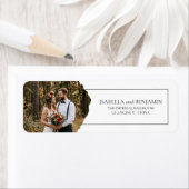 Benutzerdefinierte Paarfoto Boho-Hochzeit-Rücksend (Insitu)