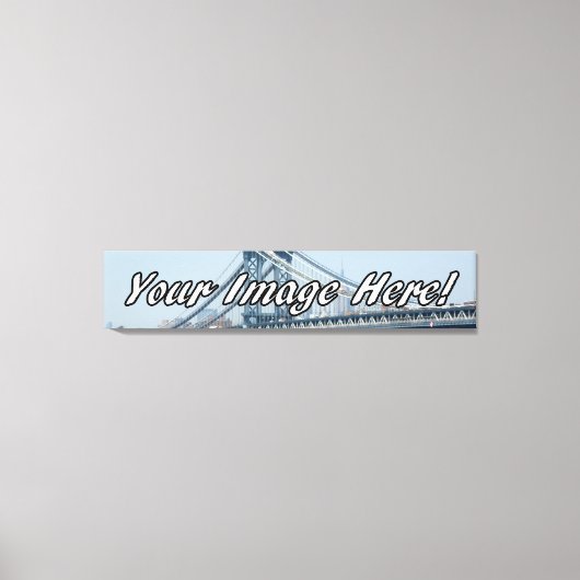 Benutzerdefinierte Panoramafahrte Canvas drucken Leinwanddruck (Vorderseite)