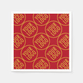 Benutzerdefinierte PapierNapkins mit Firmenlogo au Serviette (Vorderseite)