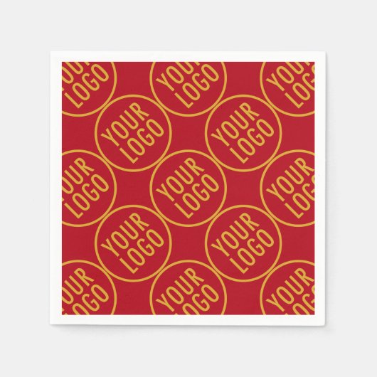 Benutzerdefinierte PapierNapkins mit Firmenlogo au Serviette (Vorderseite)
