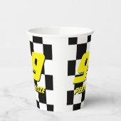 Benutzerdefinierte Papiertassen mit Racing-Flag fü Pappbecher (Links)